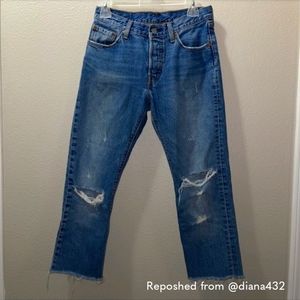 Levi’s button fly Jeans